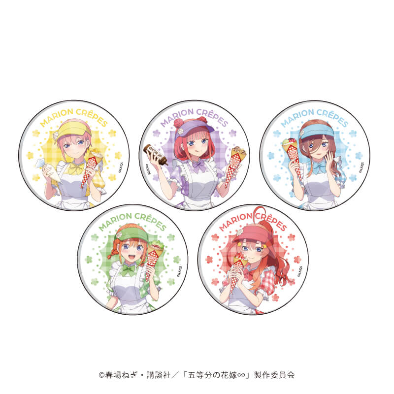 ホログラム缶バッジ(57mm)「五等分の花嫁∽」01/クレープ店員ver
