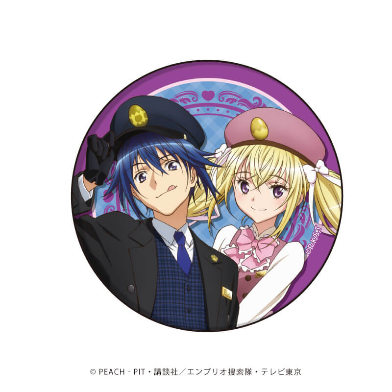 缶バッジ「TVアニメ『しゅごキャラ！』」01/クラシカル駅員風衣装ver
