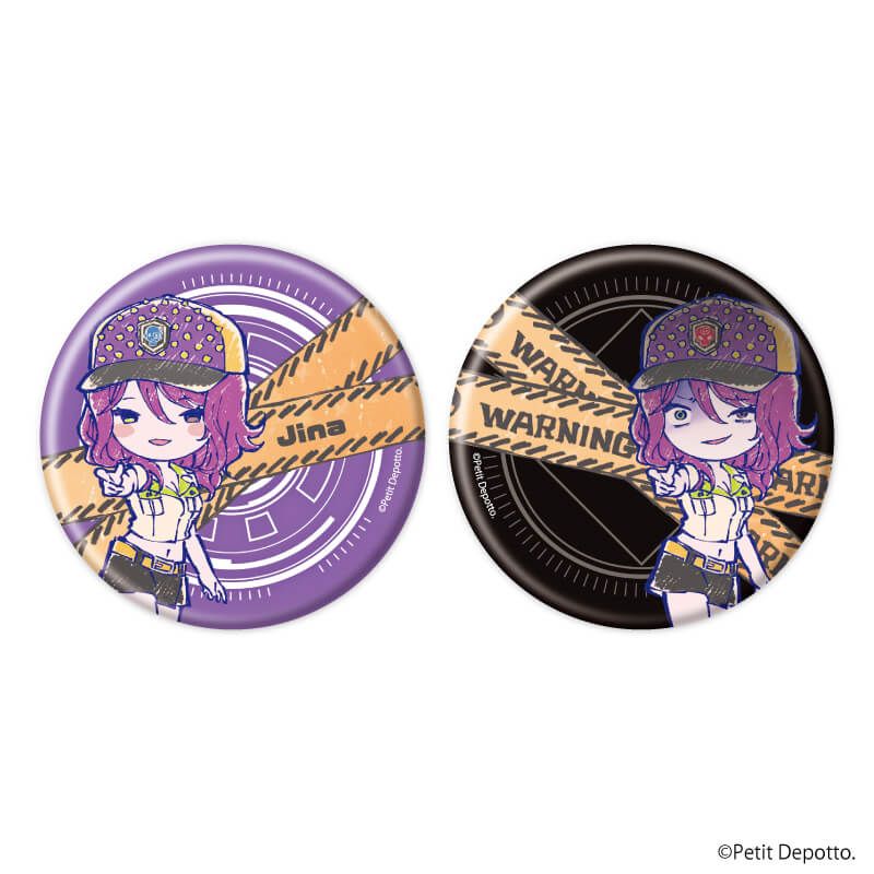 缶バッジ2個セット「グノーシア」04/ジナ 宇宙警察ver.(グラフアート