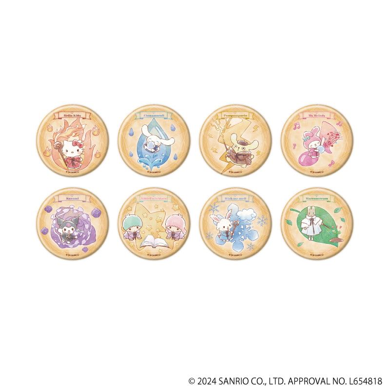 ホログラム缶バッジ(57mm)「サンリオキャラクターズ」01/魔法使いver