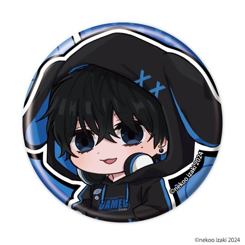 缶バッジ「ダメ男の椎名先輩とヤバ男の佐々木くん」02/アニマル