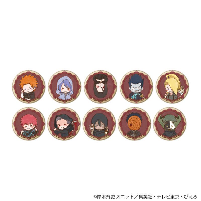 缶バッジ「NARUTO-ナルト- 疾風伝」17/タロット第2弾ver. コンプリート