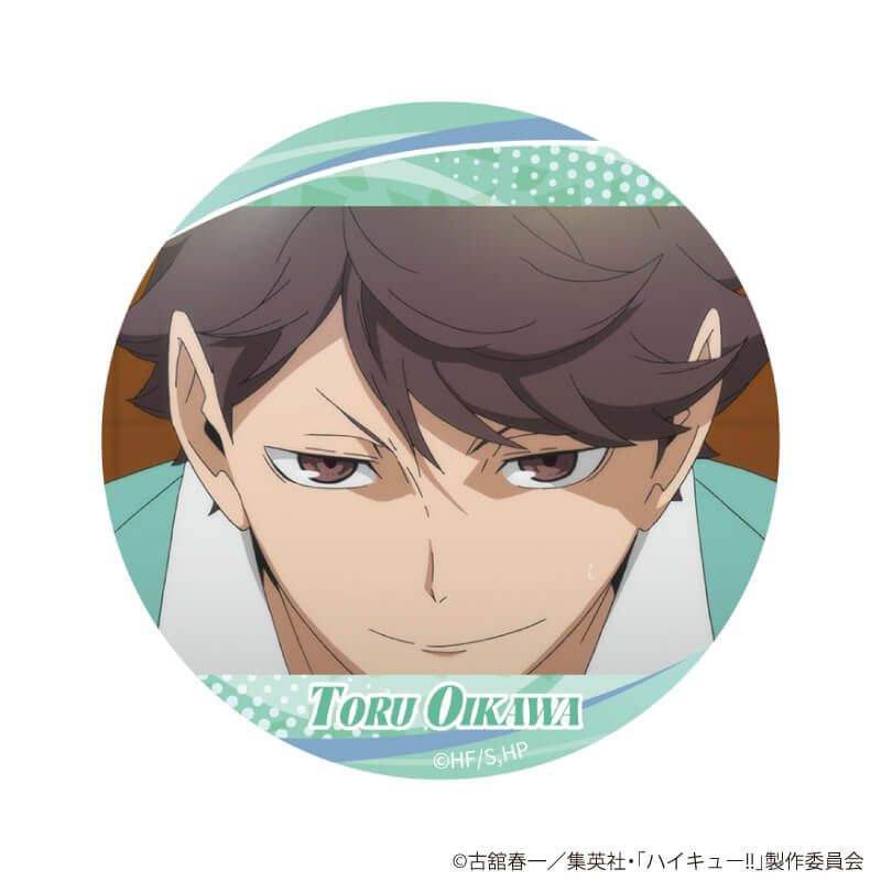 ホログラム缶バッジ(57mm)「ハイキュー!!」01/トレーディング(9種