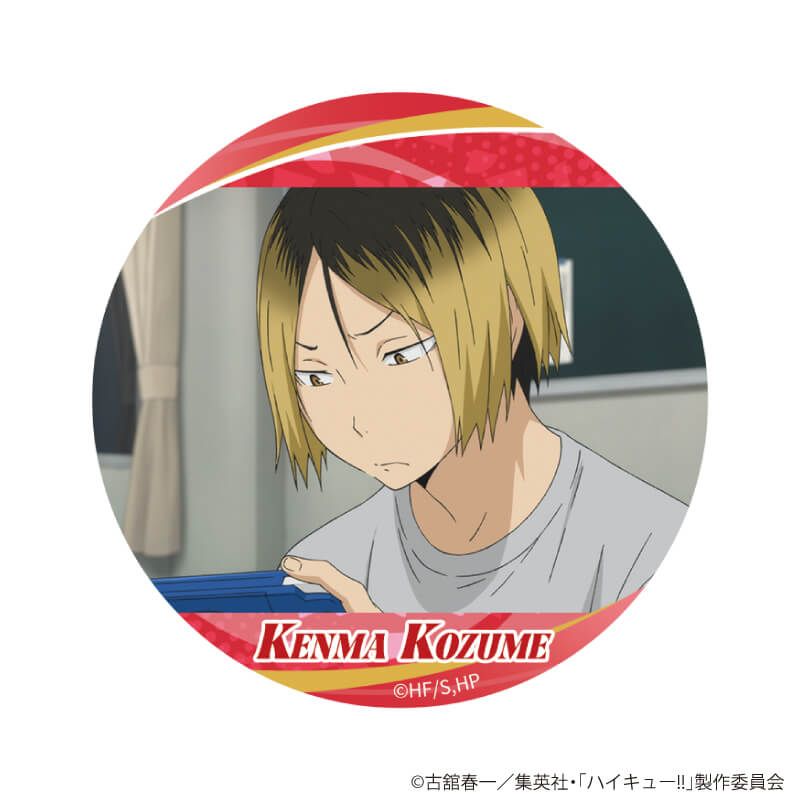 ホログラム缶バッジ(57mm)「ハイキュー!!」01/トレーディング(9種