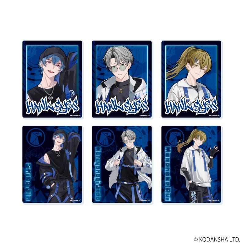 L版ブロマイド3枚セット「ハンドレッドノート」01/集合デザイン