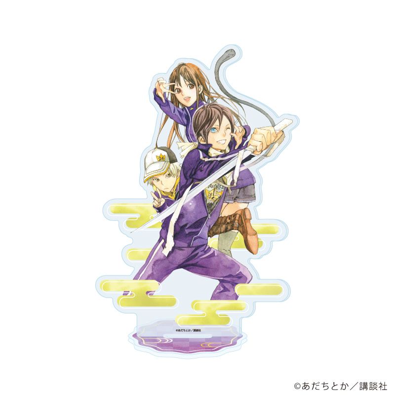 アクリルスタンド「ノラガミ」03/夜ト&壱岐ひより&雪音(公式イラスト