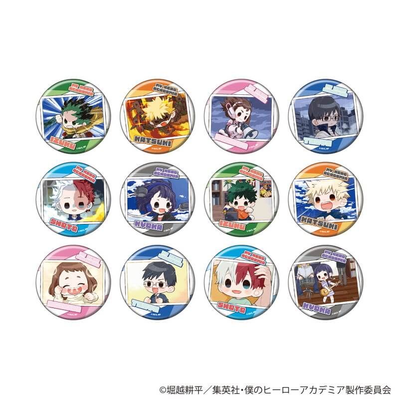 僕のヒーローアカデミア グラフアート トレーディング缶バッジ 【全12