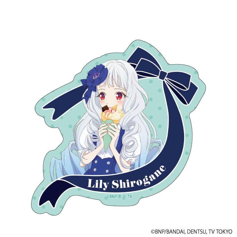 ダイカットステッカー「アイカツスターズ！」03/二階堂ゆず(描き下ろし