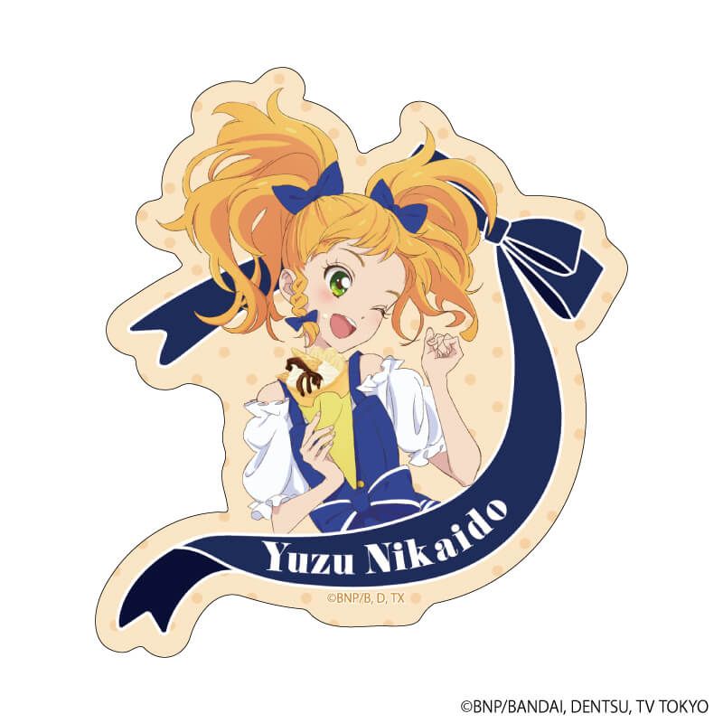 ダイカットステッカー「アイカツスターズ！」04/白銀リリィ(描き下ろし