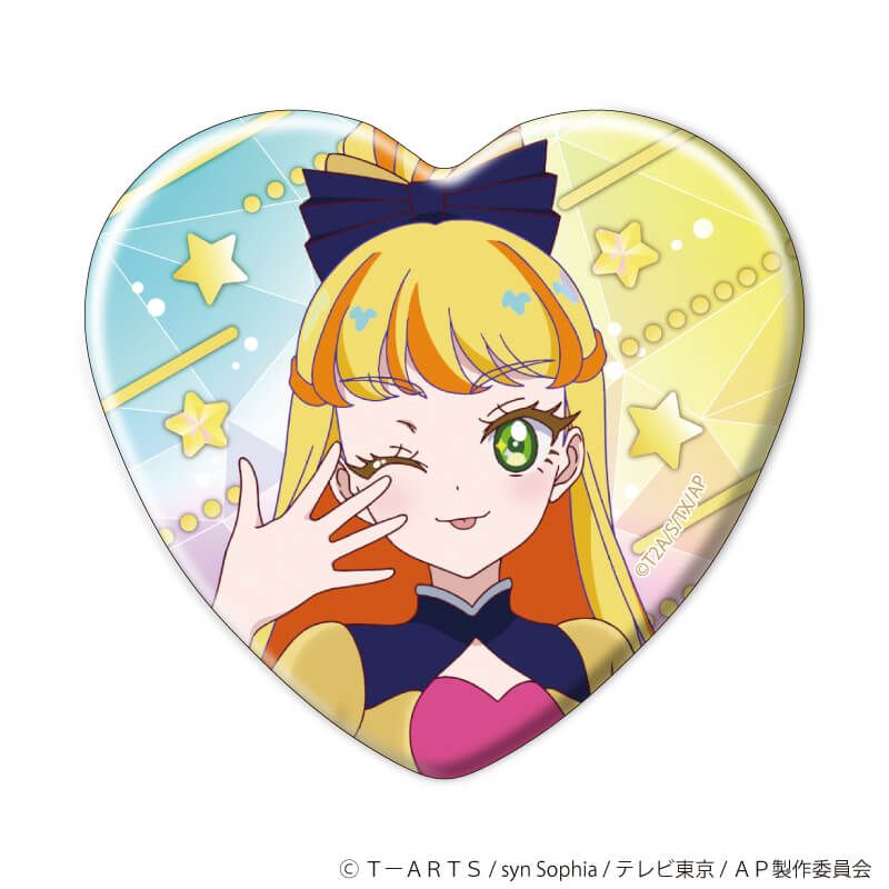 ハート型缶バッジ「ひみつのアイプリ」01/コンプリートBOX(全8種)(公式