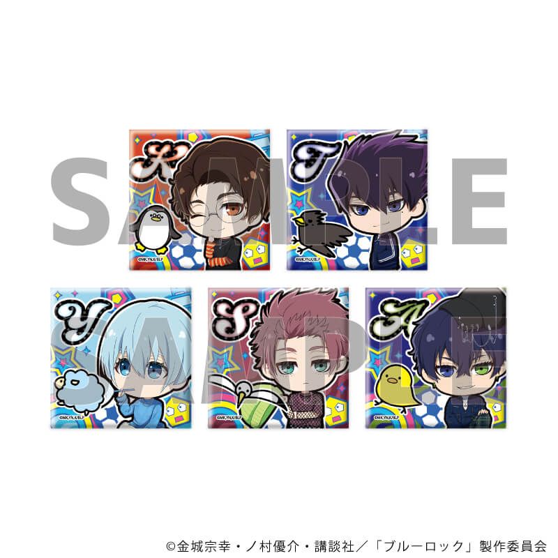 スクエア缶バッジ「TVアニメ『ブルーロック』」02/デコラver