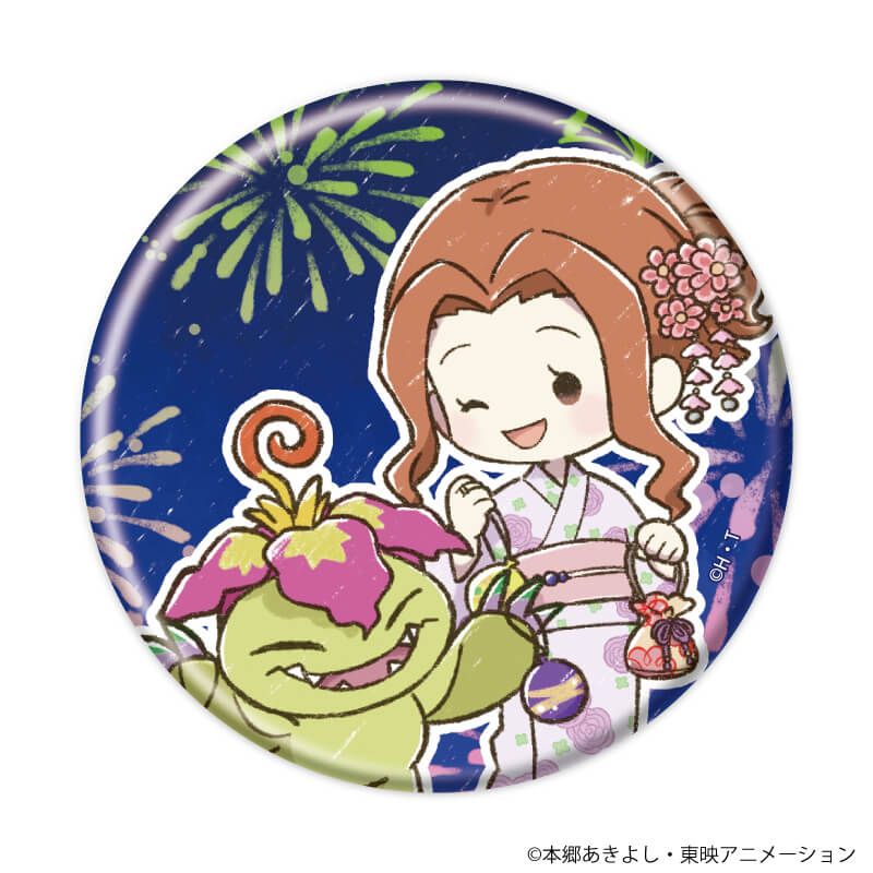 缶バッジ「デジモンアドベンチャー」08/浴衣ver. コンプリートBOX(全8