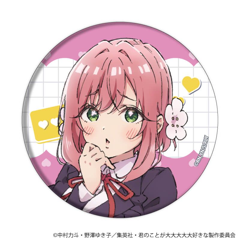 缶バッジ「君のことが大大大大大好きな100人の彼女」08/トレーディング