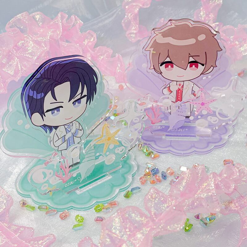 推し活背景ジオラマぷち03/マーメイドシェル(エメラルドグリーン