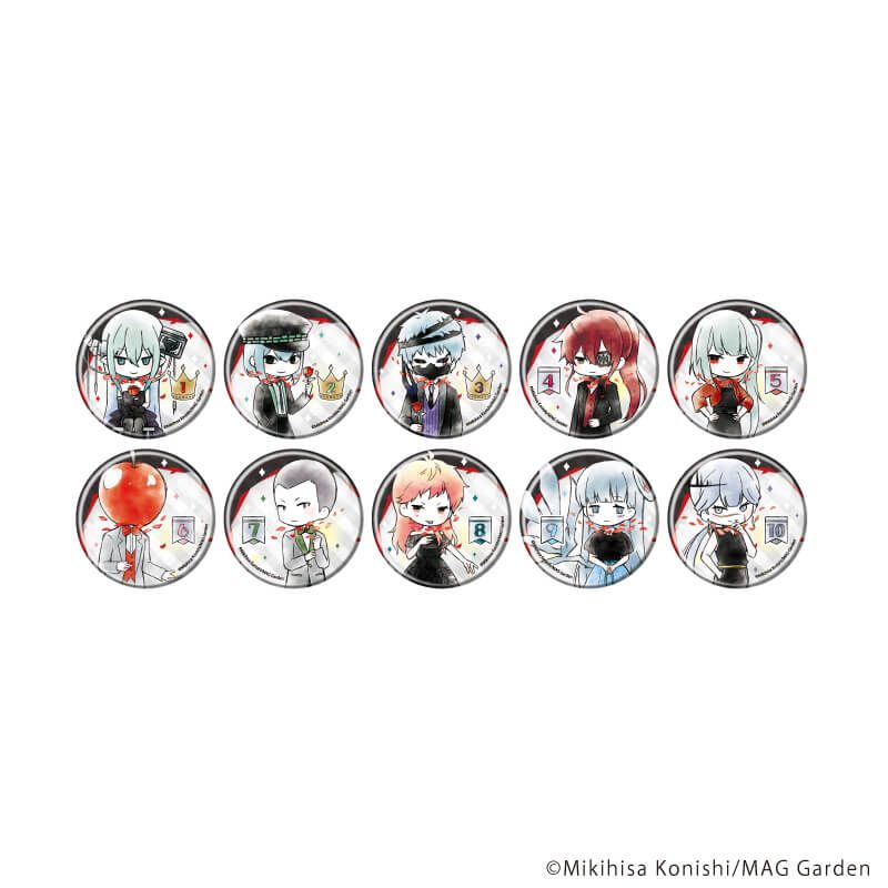 缶バッジ「リィンカーネーションの花弁」06/人気投票ver. コンプリート