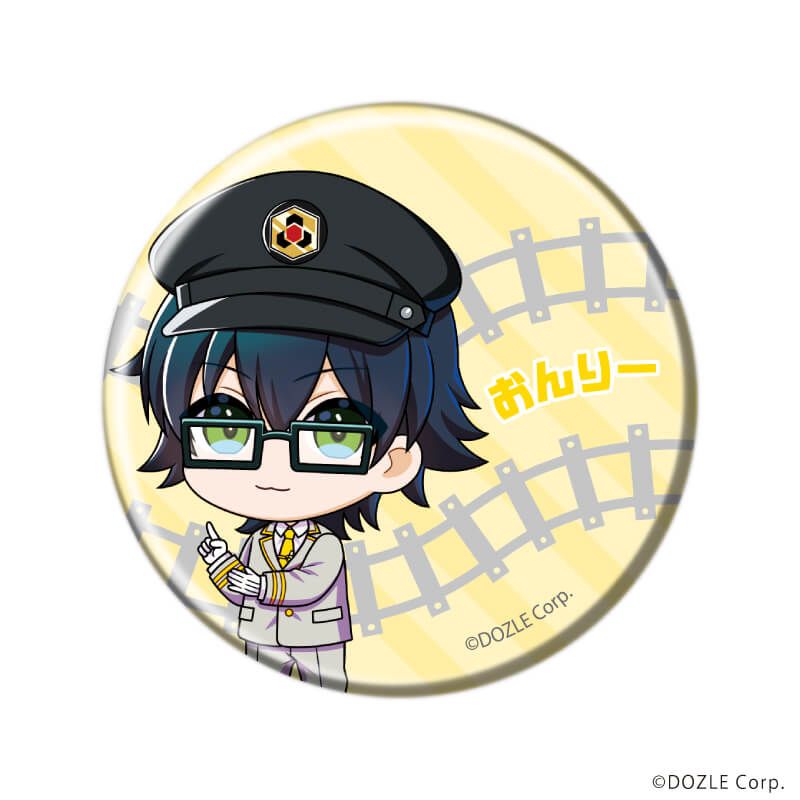 マット加工缶バッジ(57mm)「ドズル社」02/駅員ver. コンプリートBOX(全