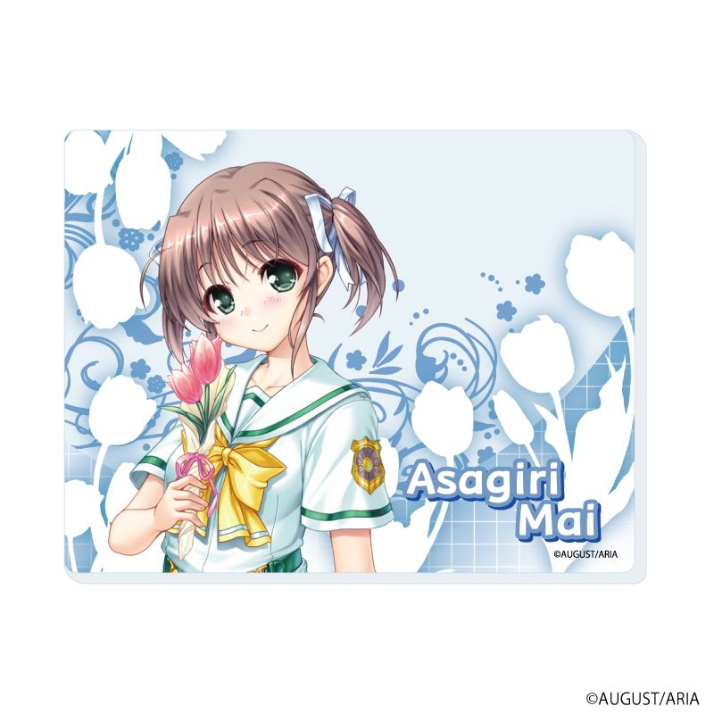 アクリルカード「夜明け前より瑠璃色な」01/朝霧 麻衣 20周年ver.(描き