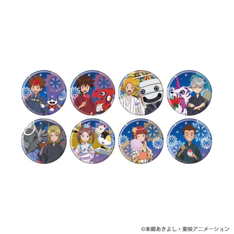 缶バッジ「デジモンクロスウォーズ」01/コンプリートBOX(全8種)(描き