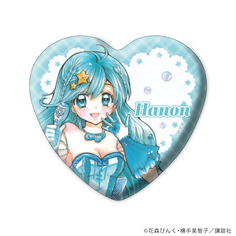 ハート型缶バッジ「マーメイドメロディーぴちぴちピッチ」02/アイドル