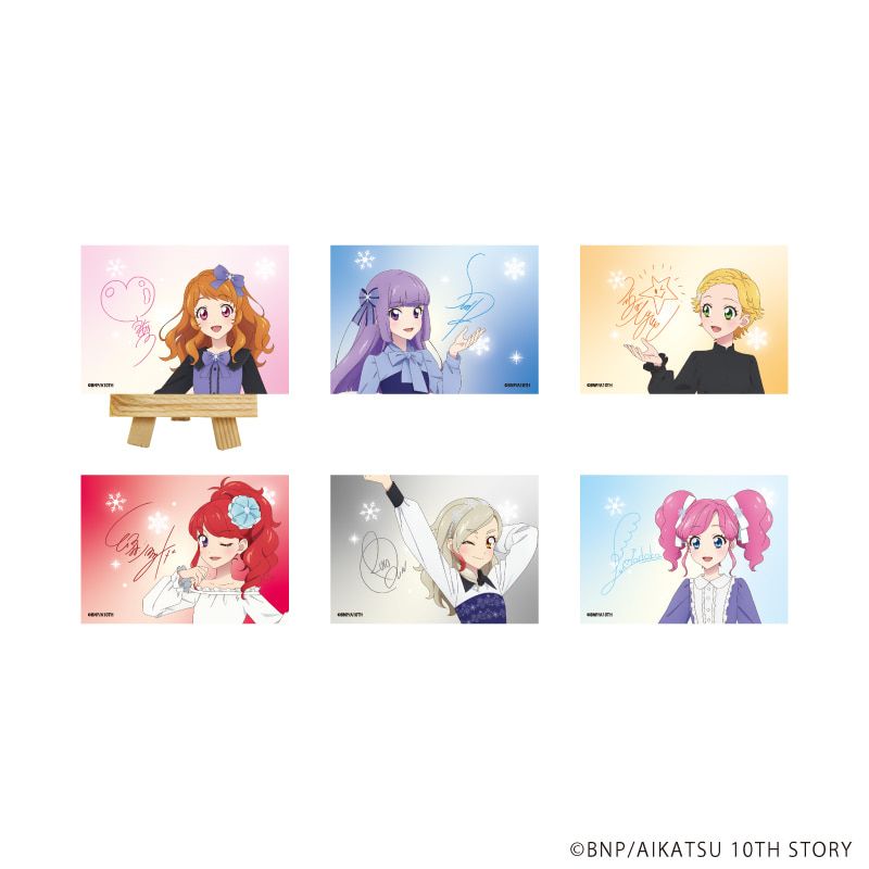 キャンバスボードミニ「アイカツ！」06/雪柄コーデver. コンプリート