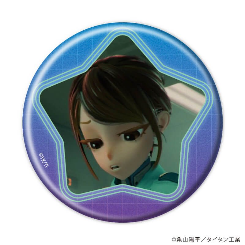 缶バッジ「TVアニメ『銀河特急 ミルキー☆サブウェイ』」01