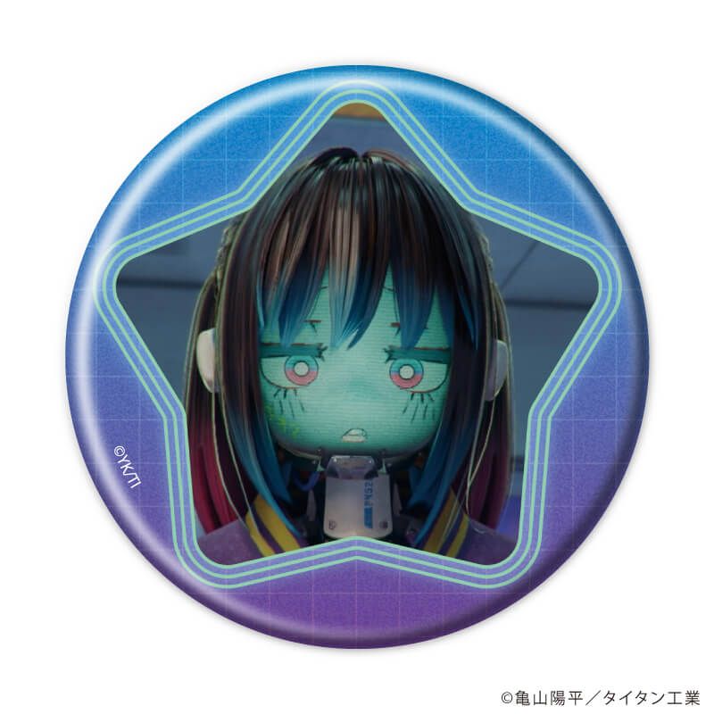 缶バッジ「TVアニメ『銀河特急 ミルキー☆サブウェイ』」01/ブラインド