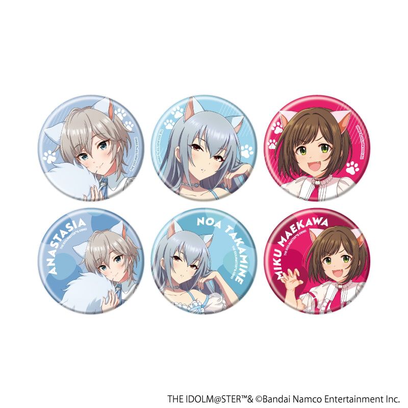 缶バッジ「アイドルマスター シンデレラガールズ」17/猫ver