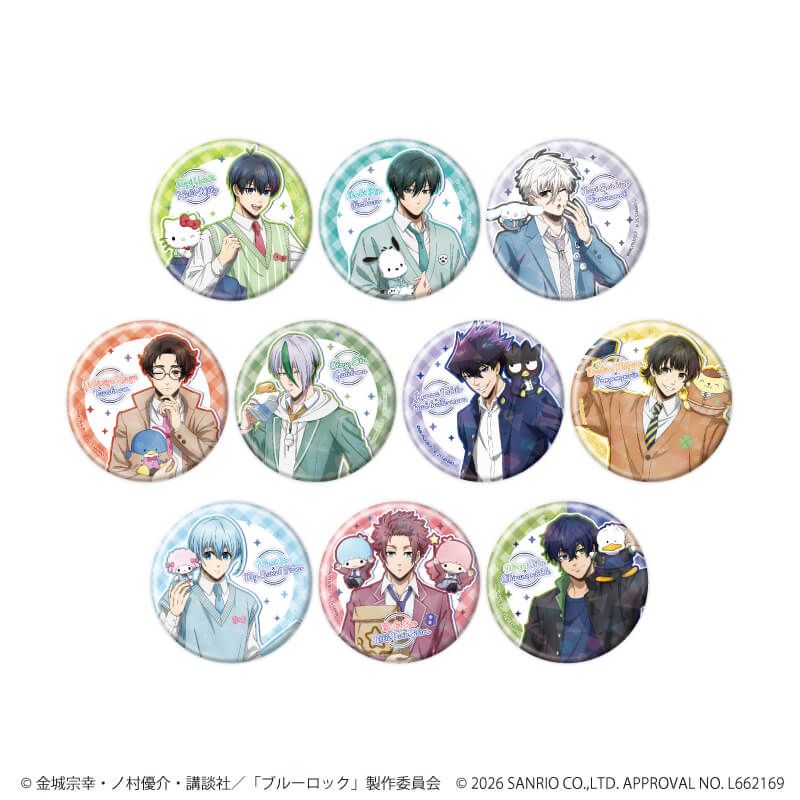 ホログラム缶バッジ(57mm)「TVアニメ『ブルーロック』×サンリオ