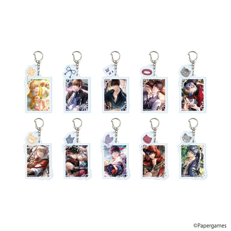 パーツ付きアクリルキーホルダー「恋とプロデューサー～EVOL×LOVE