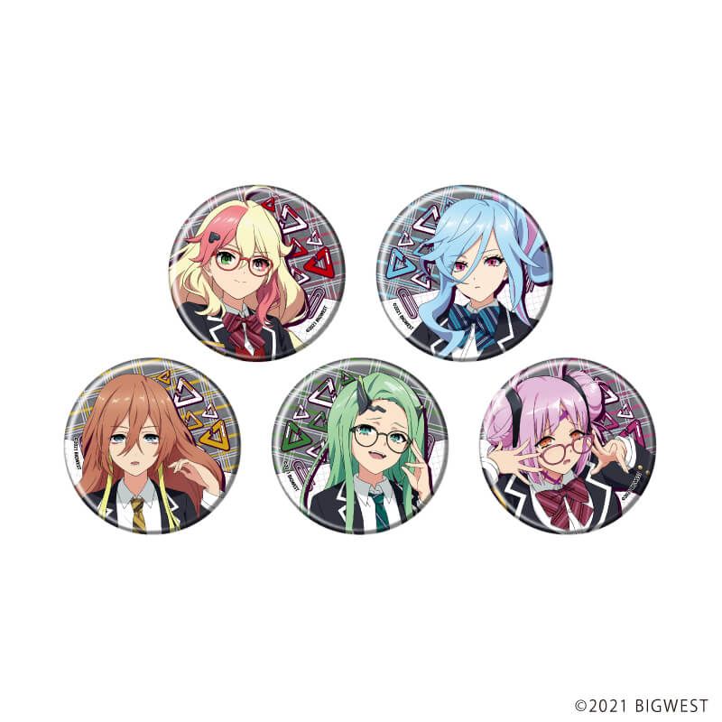 缶バッジ「劇場版マクロスΔ 絶対LIVE!!!!!!」08/ギャルvs生徒会ver