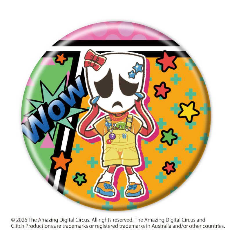 缶バッジ「アメイジング・デジタル・サーカス」02/カラフルver