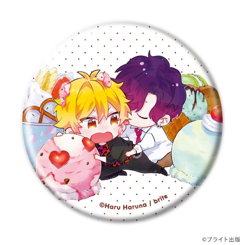 ホログラム缶バッジ(57mm)「Tulle Ice Cream Factory -7th Anniversary