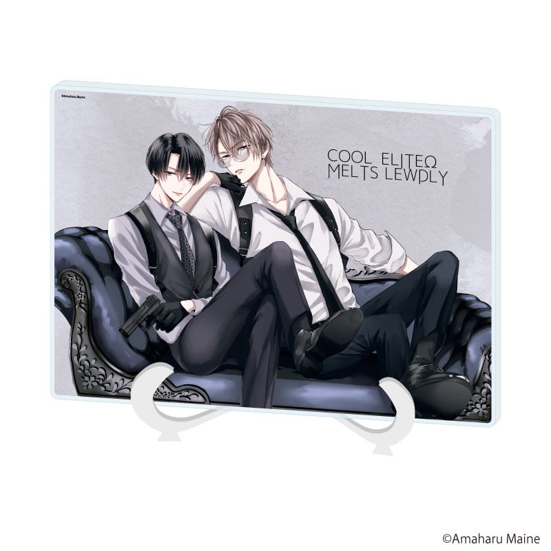 アクリルアートボード(A5サイズ)「イケないエリートΩは淫らにとろける