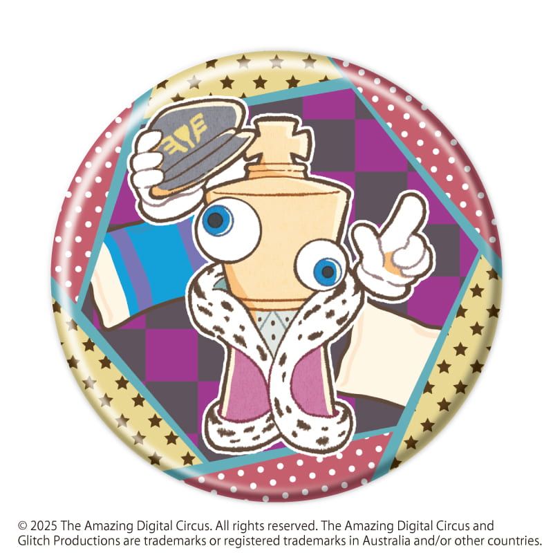 缶バッジ「アメイジング・デジタル・サーカス」01/駅員ver