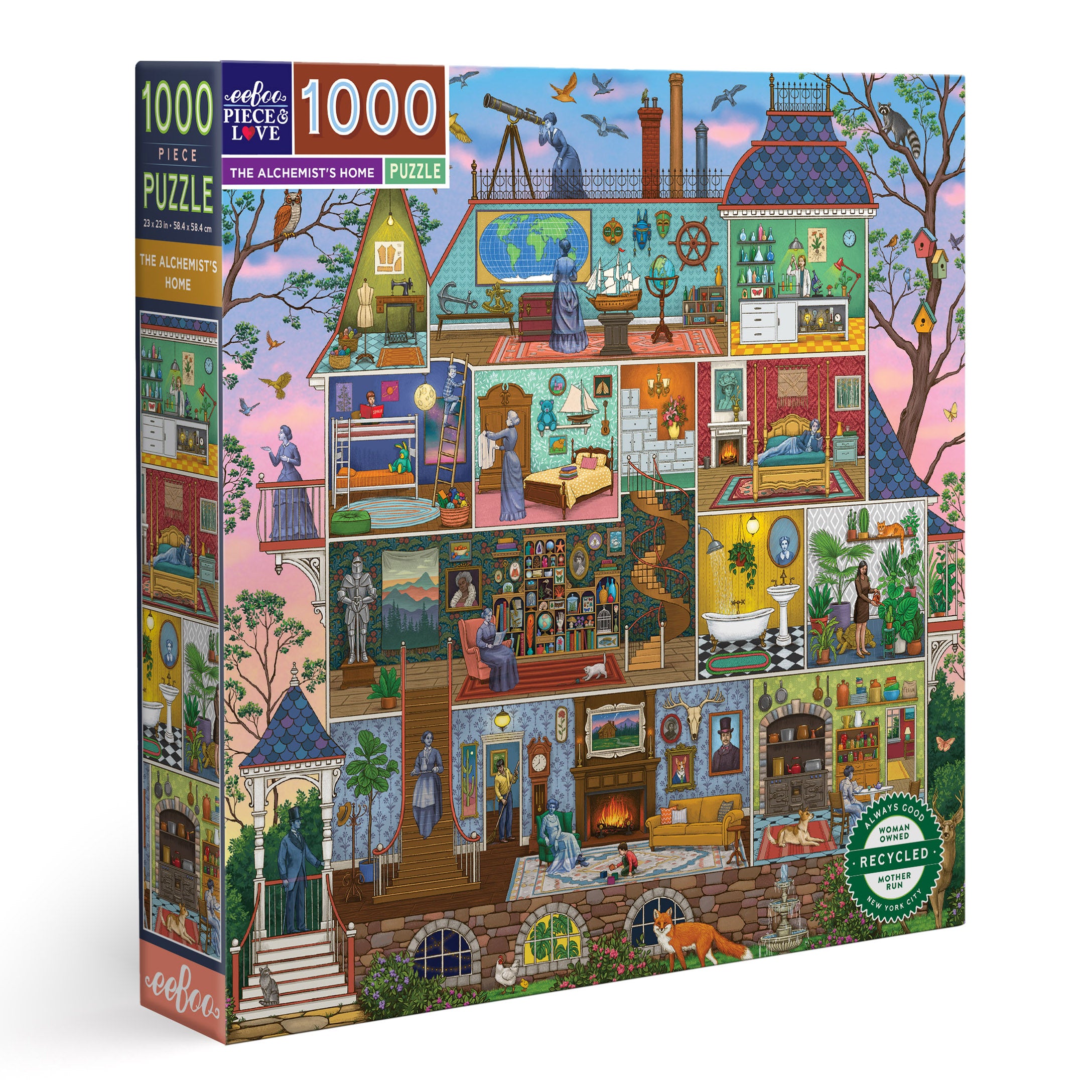 The Alchemist's Home 1000 Piece Jigsaw Puzzle eeBoo Gifts for Adults