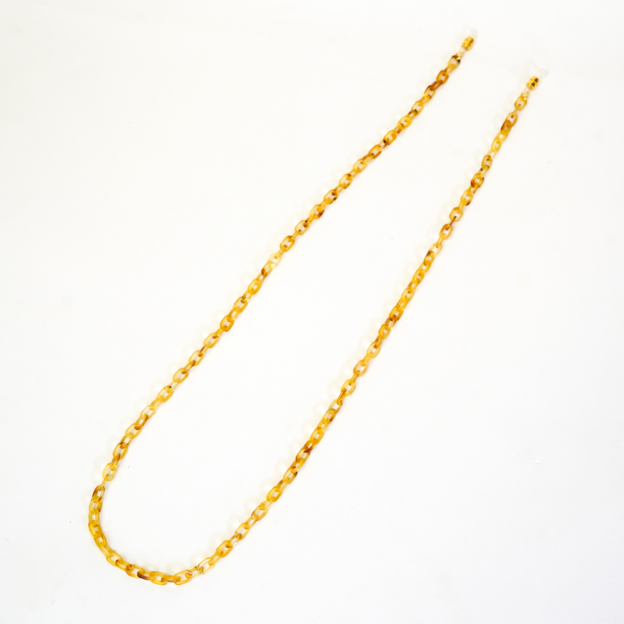 白甲メガネチェーン - 江戸鼈甲屋｜べっ甲のアクセサリー販売・修理