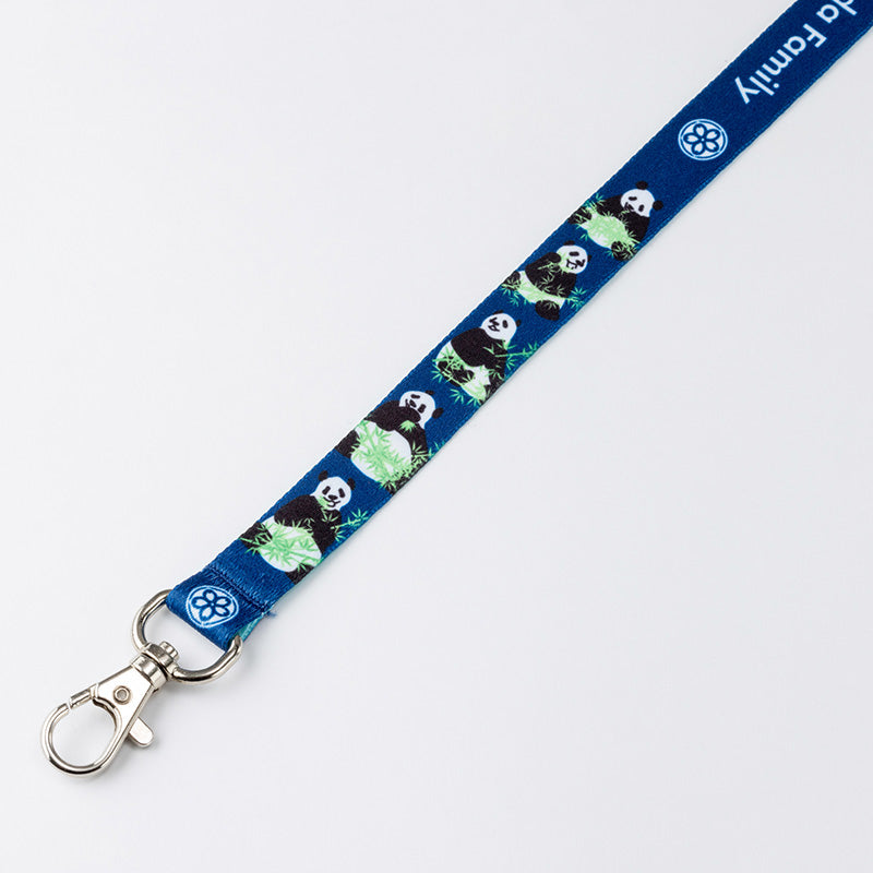 上野パンダファミリー ネックストラップ（BU） – 江戸東京一