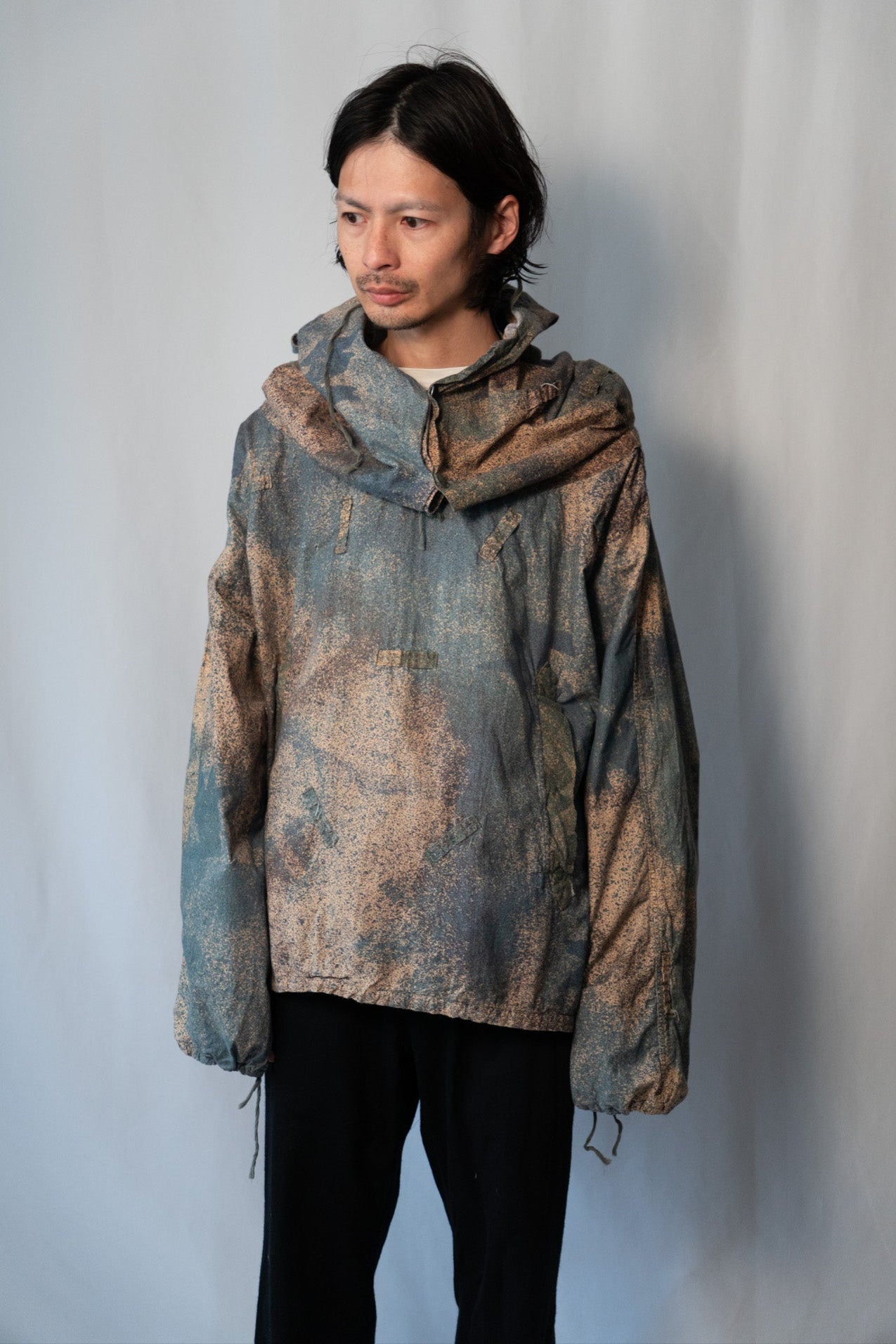 80s Yugoslavia Army Sniper Smock Microdat Camouflage with Groove