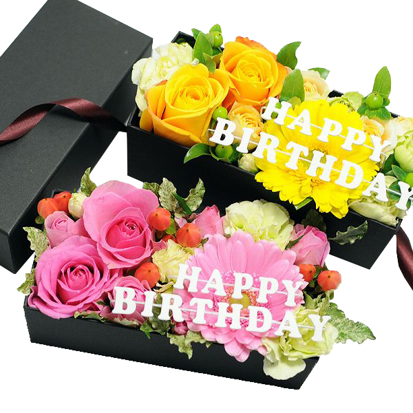 フラワーアレンジメント ローズボックス 誕生日に贈る花 誕生花の紹介
