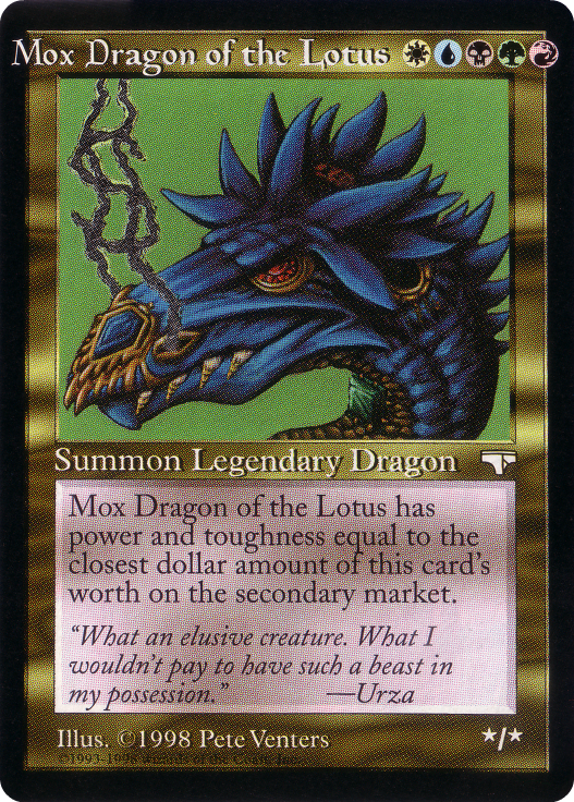 Mox Dragon of the Lotus - EDH Silver