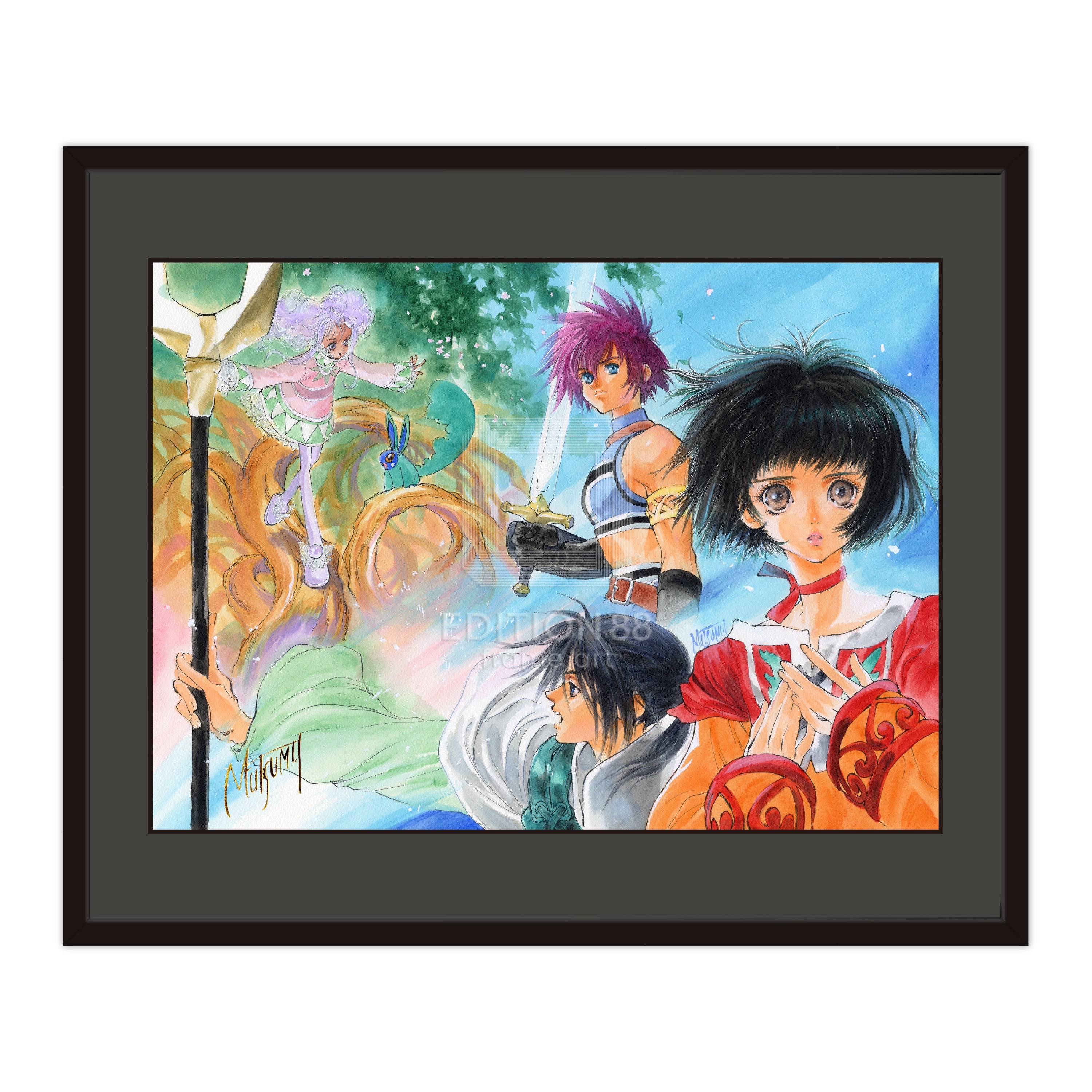 テイルズ オブ エターニア」88グラフ1/いのまたむつみ（箔押しサイン入り）