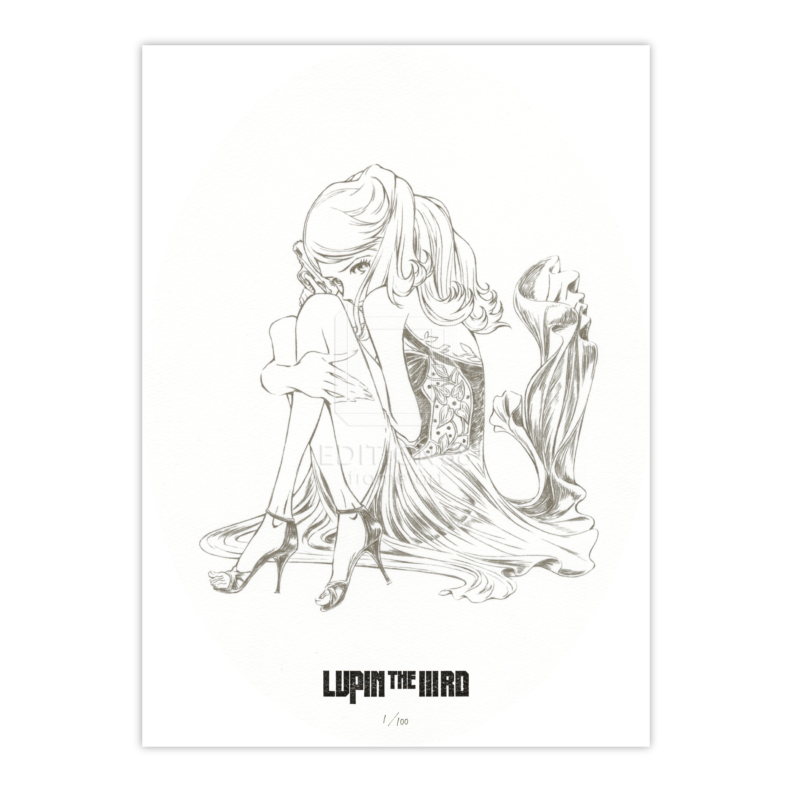 LUPIN THE ⅢRD」88グラフ7『峰不二子の嘘/ティザービジュアル』(落款