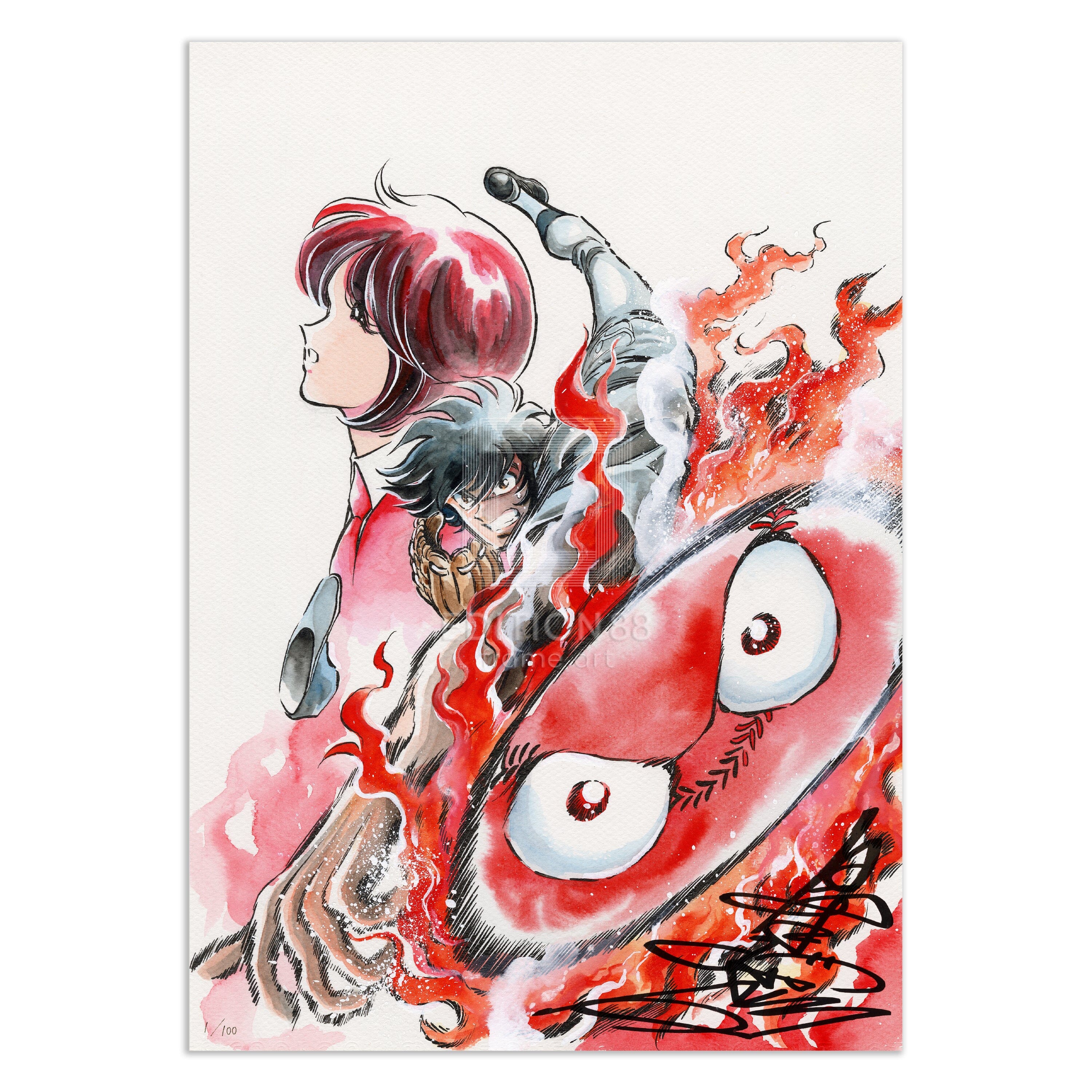 逆境ナイン」88グラフ2 /島本和彦（直筆サイン入り / 国内版限定100枚）