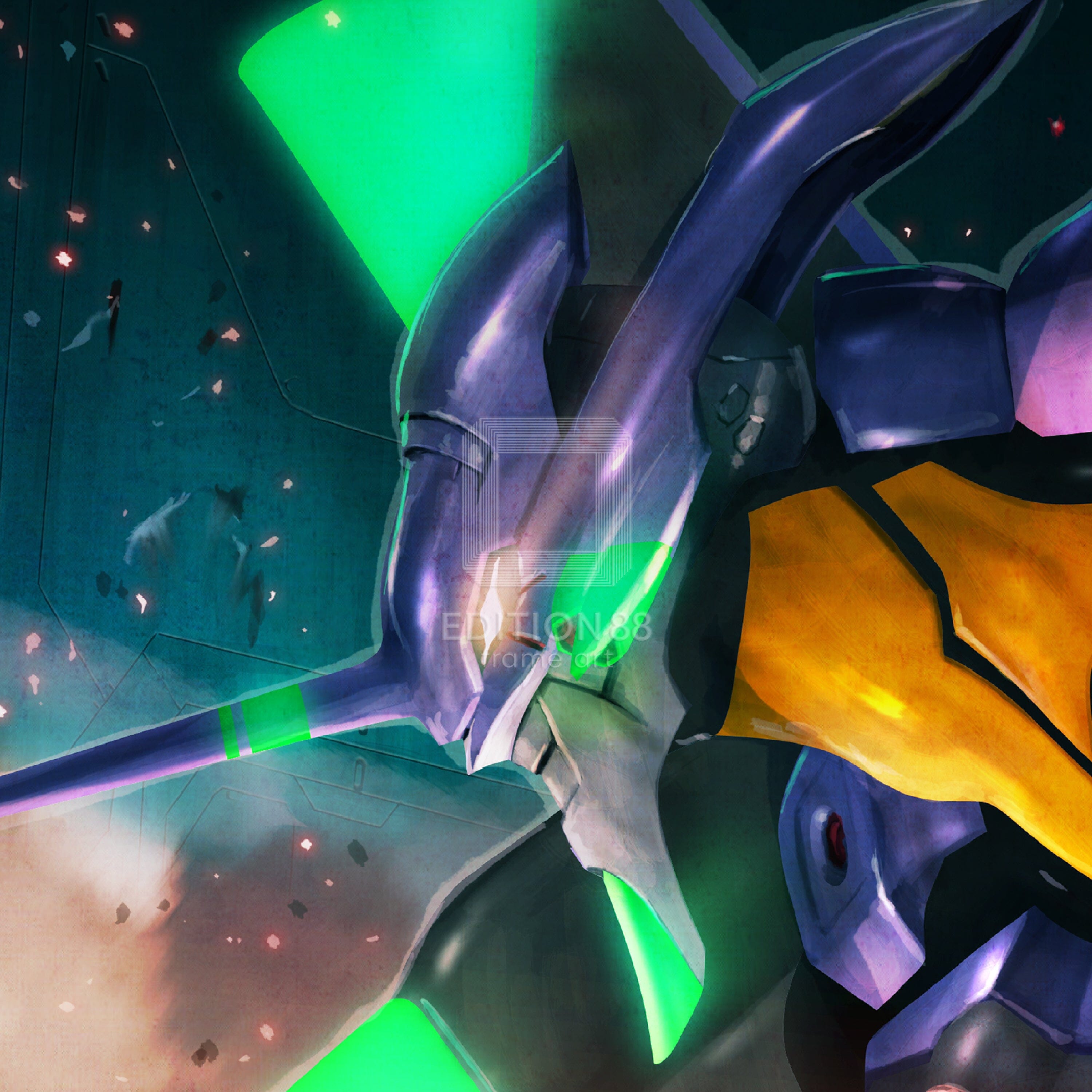 エヴァンゲリオン 88グラフ1/天神英貴（直筆サイン入り/限定100枚）