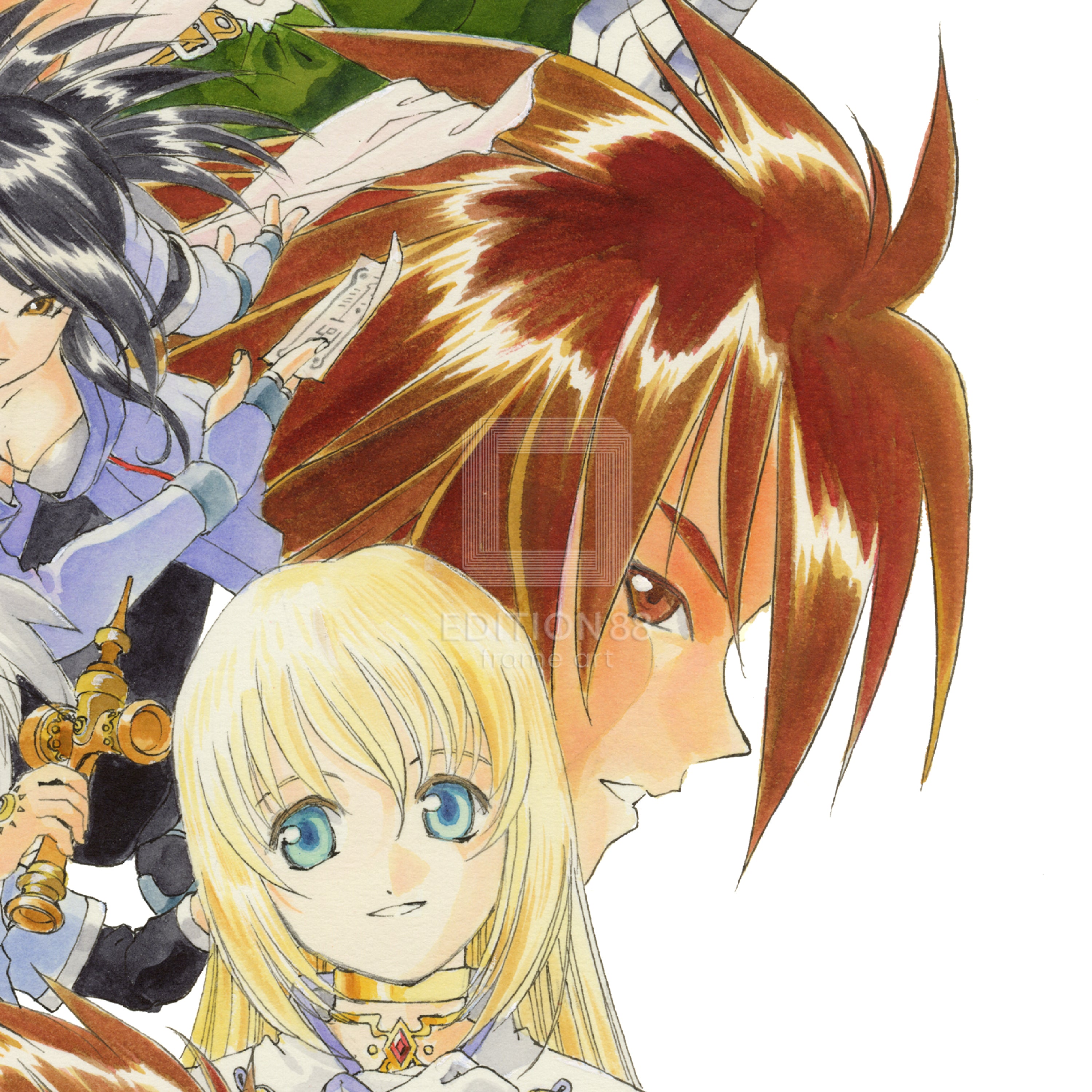 テイルズ オブ シンフォニア 」88グラフ1/藤島康介（箔押しサイン入り）