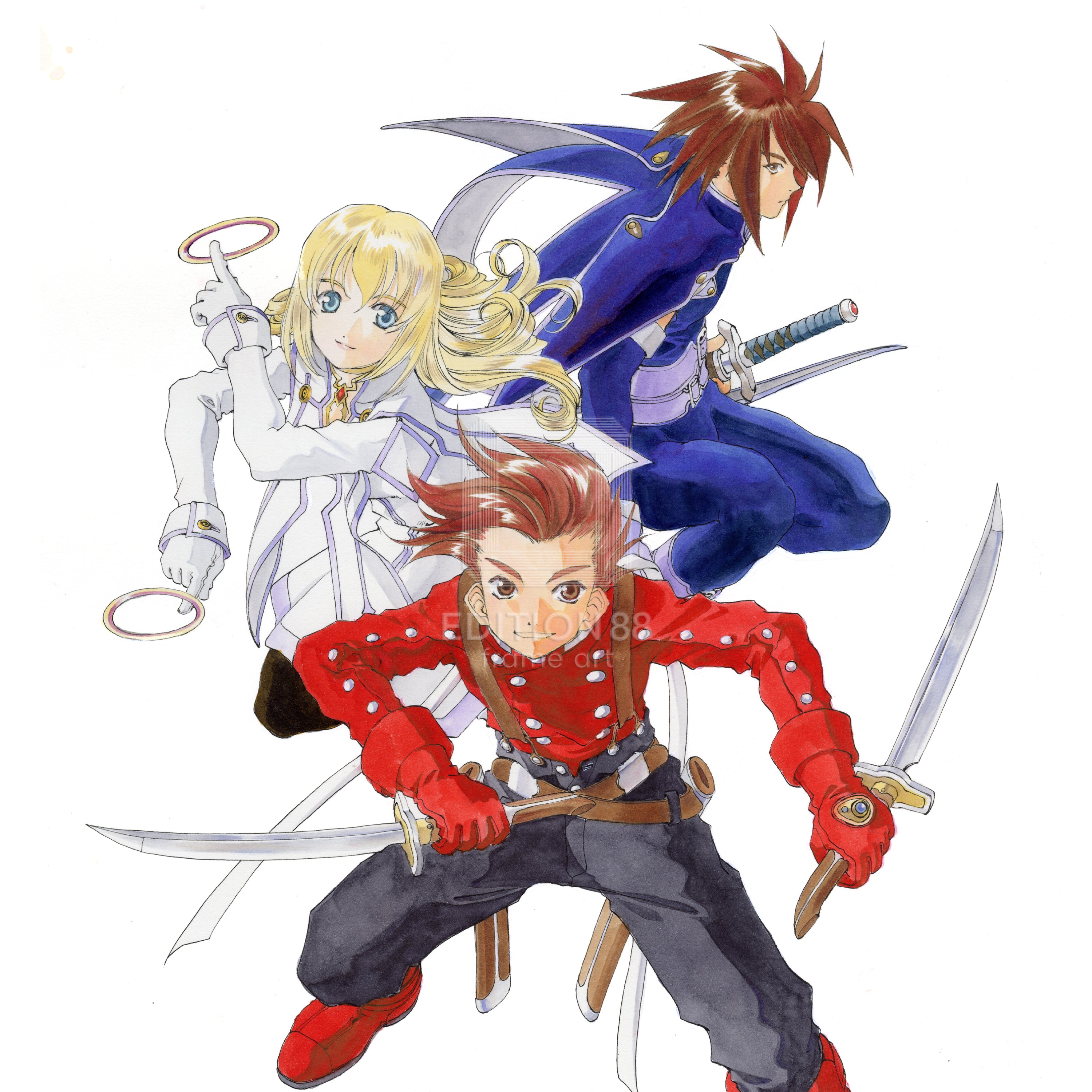 テイルズ オブ シンフォニア」88グラフ2/藤島康介（箔押しサイン入り）