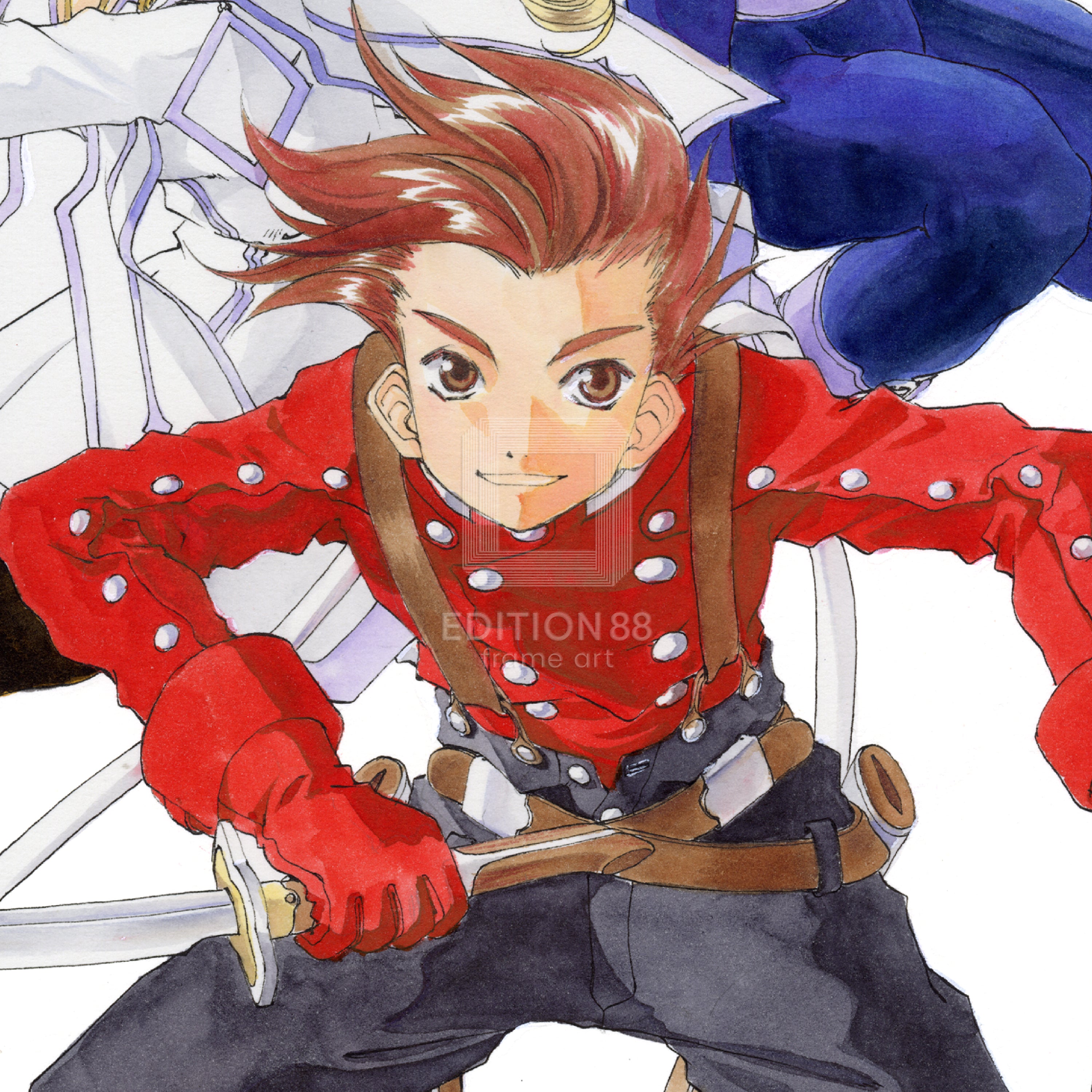 テイルズ オブ シンフォニア」88グラフ2/藤島康介（箔押しサイン入り）