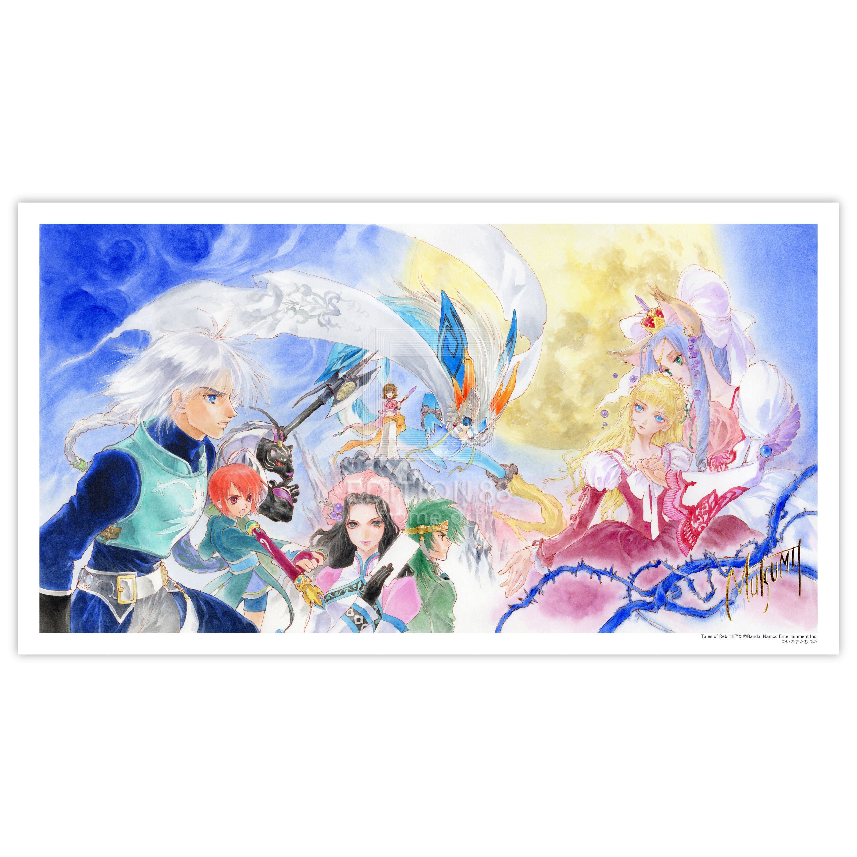 テイルズ オブ リバース」88グラフ2/いのまたむつみ（箔押しサイン入り）