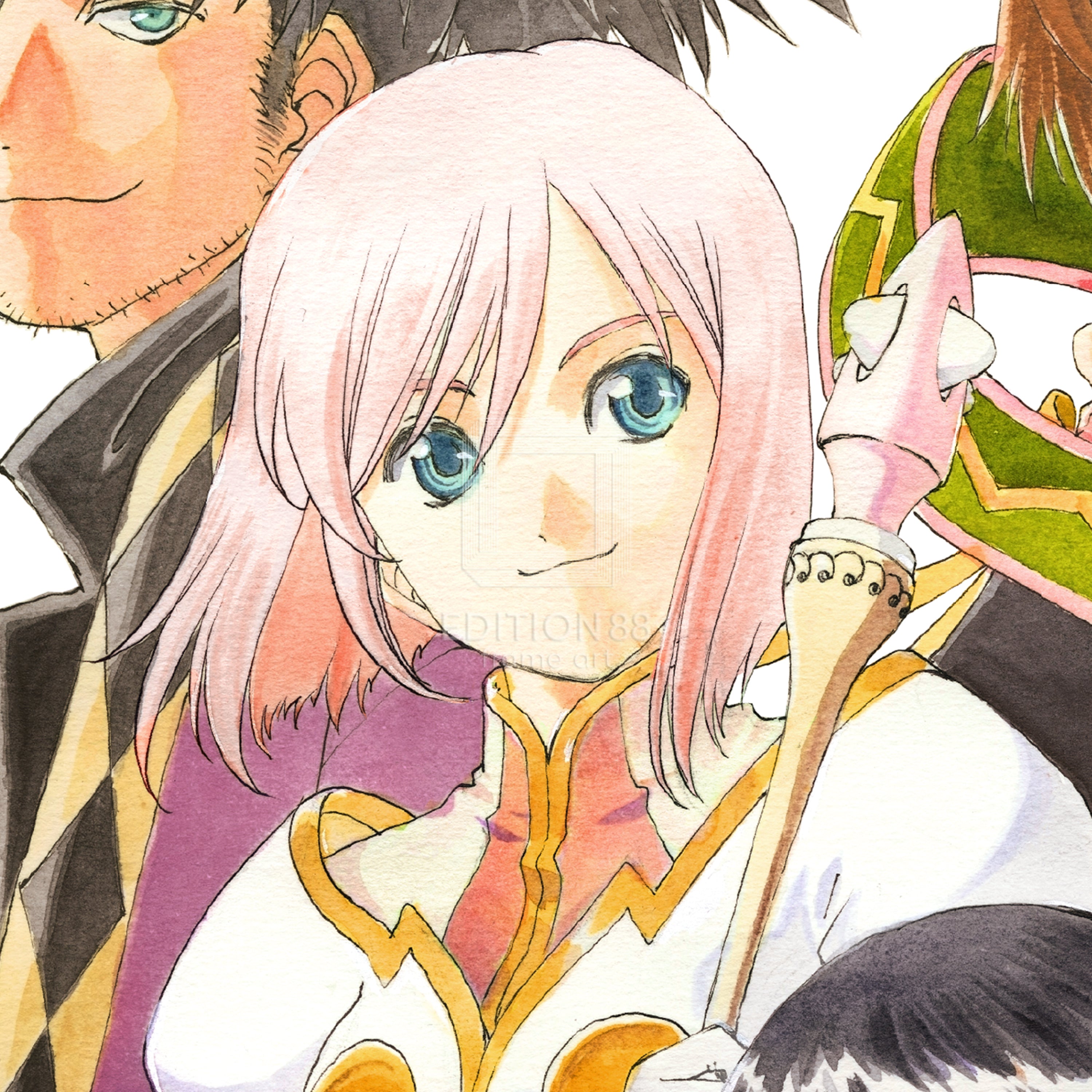 テイルズ オブ ヴェスペリア 」88グラフ1/藤島康介（箔押しサイン入り）