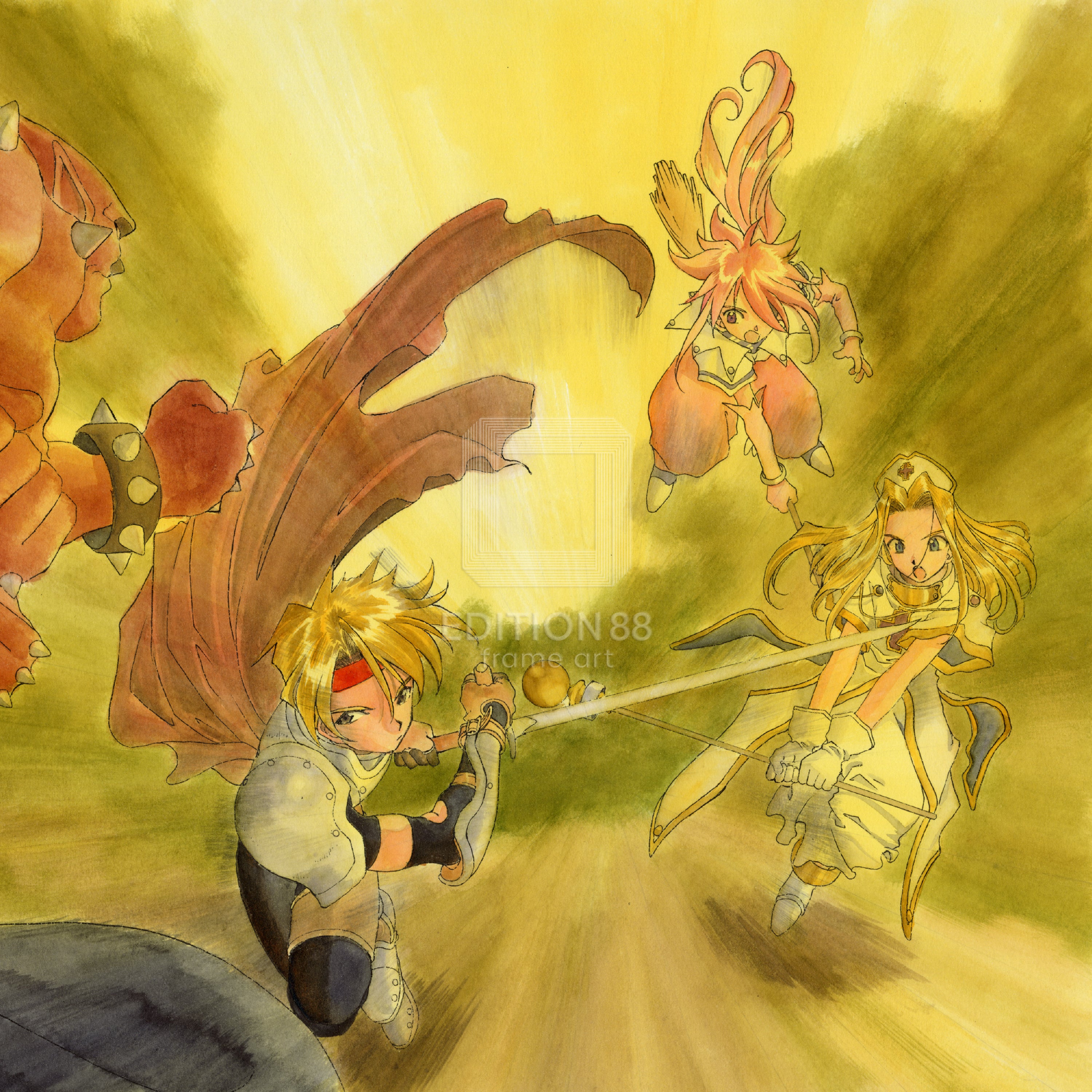 テイルズ オブ ファンタジア」88グラフ2/藤島康介（箔押しサイン入り）